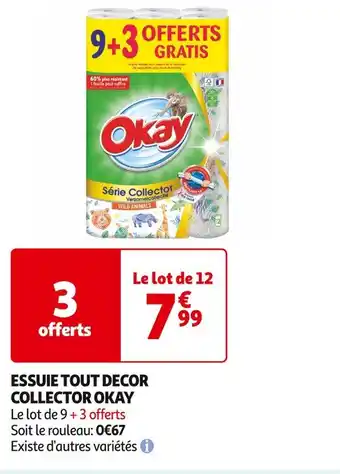 Auchan Supermarché OKAY ESSUIE TOUT DECOR COLLECTOR offre