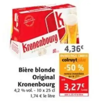 Colruyt Bière blonde original offre