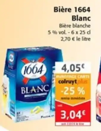 Bière 1664 blanc