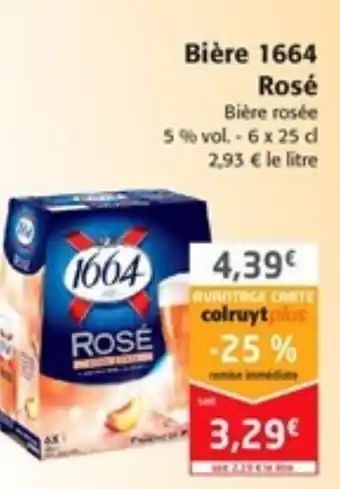 Colruyt Bière 1664 rosé offre