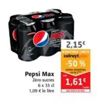 Colruyt Pepsi max offre