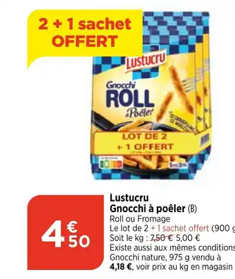 Bi1 Lustucru Gnocchi à poêler (B) offre