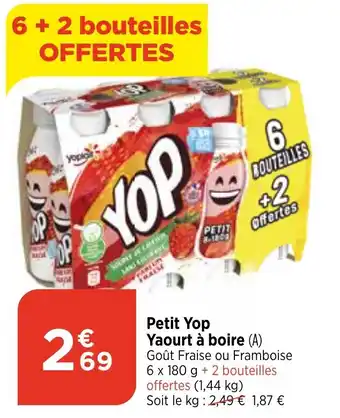 Bi1 Petit Yop Yaourt à boire offre