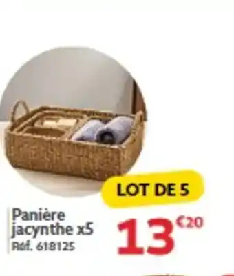 Gifi Panière jacynthe x5 offre