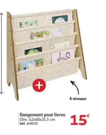 Gifi Rangement pour livres offre