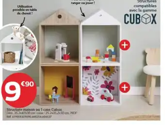 Gifi Structure maison ou 1 case Cubox offre