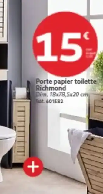 Gifi Porte papier toilette Richmond offre