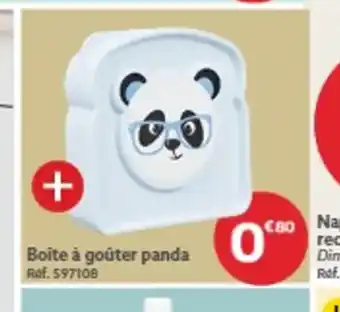 Boite à goûter panda