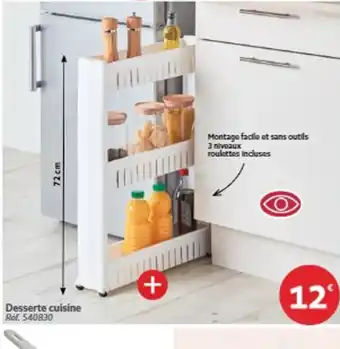 Gifi Desserte cuisine Ref. 540830 offre
