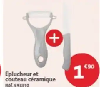 Eplucheur et couteau céramique