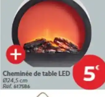 Gifi 15 Cheminée de table LED 5 offre