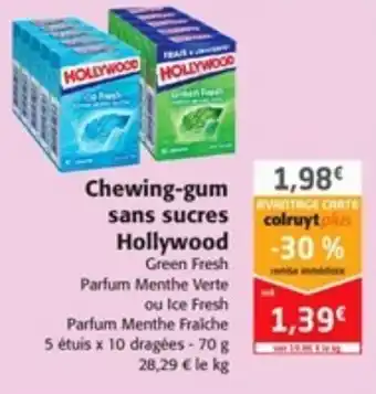 Colruyt Chewing-gum sans cucres offre