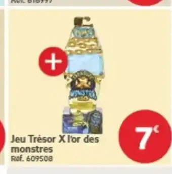 Gifi Jeu tresor X l'Or des monstres offre