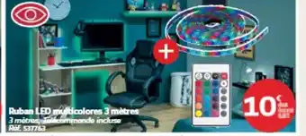 Gifi Ruban LED multicolores 3 mètres offre