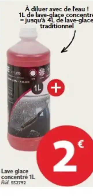Gifi Lave glace concentré offre