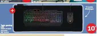 Gifi Tapis gaming LED offre