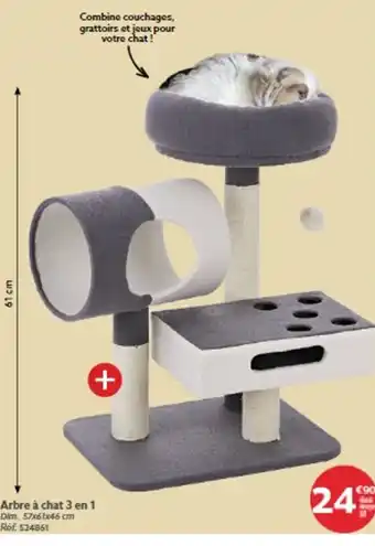 Gifi Arbre à chat 3 en 1 offre