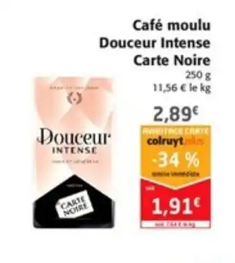 Colruyt Café moulu Douceur Intense Carte Noire offre