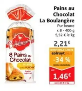 Colruyt Pains au Chocolat La Boulangère offre