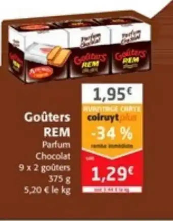 Goûters REM