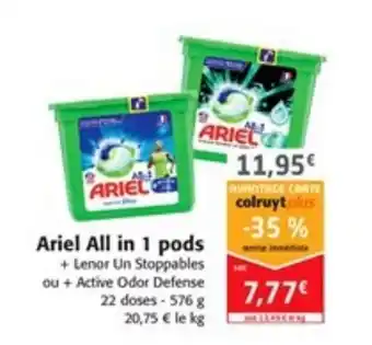Colruyt Ariel All in 1 pods offre