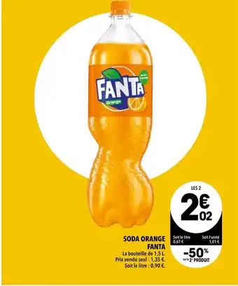 Supeco Soda orange Fanta offre