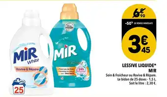 Supeco Lessive liquide MIR offre