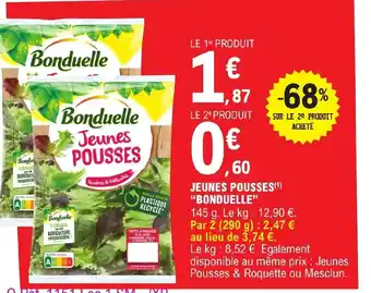 E.Leclerc JEUNES POUSSES BONDUELLE" offre