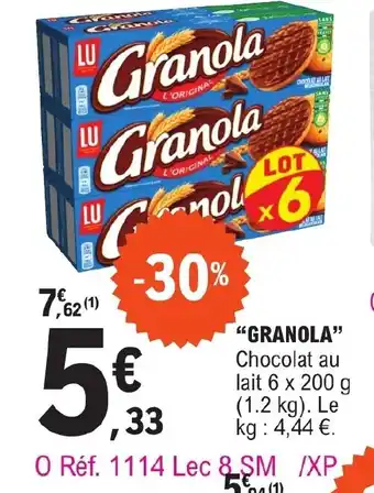 E.Leclerc GRANOLA offre