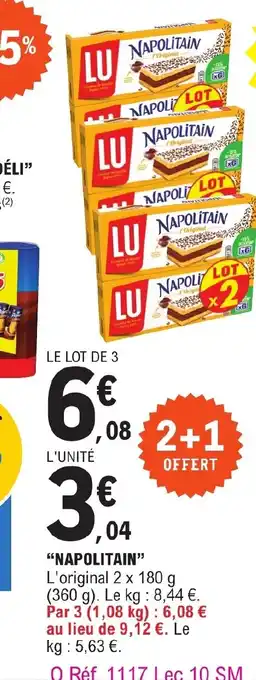 E.Leclerc NAPOLITAIN offre