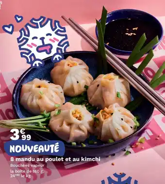 Picard 8 mandu au poulet et au kimchi offre