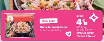 Picard Riz à la cantonaise offre
