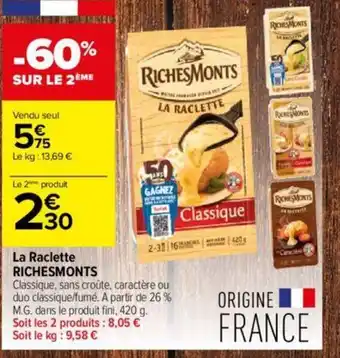 La Raclette RICHESMONTS