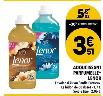 Supeco Adoucissant Parfumelle Lenor offre