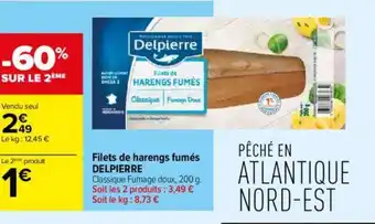 Filets de harengs fumés DELPIERRE