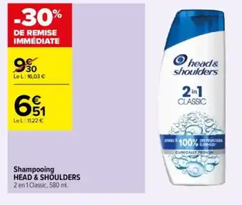 Shampooing HEAD & SHOULDERS