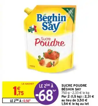 SUCRE POUDRE BÉGHIN SAY