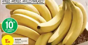 Intermarché Contact BANANE offre