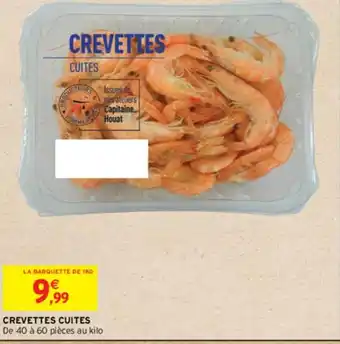 Intermarché Contact CREVETTES CUITES offre