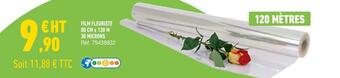 Film fleuriste 80 cm x 120 m 30 microns