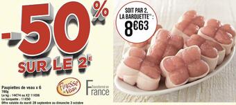 Paupiettes de veau x 6
