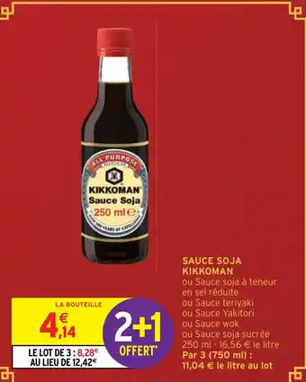 Intermarché SAUCE SOJA KIKKOMAN offre