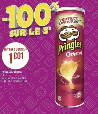 Géant Casino Pringles pringles original offre