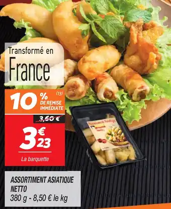 Netto ASSORTIMENT ASIATIQUE NETTO 380 g offre