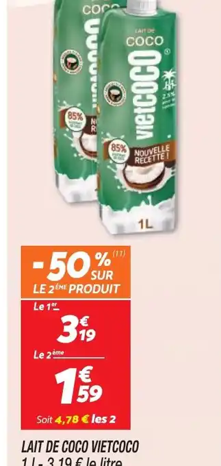 LAIT DE COCO VIETCOCO