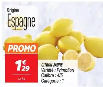 Netto CITRON JAUNE offre