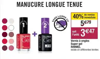 Vernis à ongles Super gel