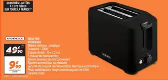Netto GRILLE PAIN KITCHENCOOK offre