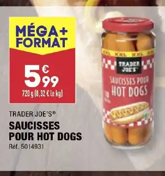 SAUCISSES POUR HOT DOGS