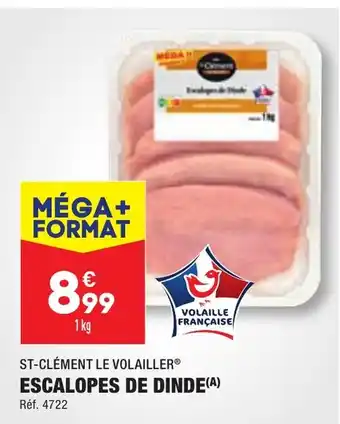 ALDI ESCALOPES DE DINDE(A) offre